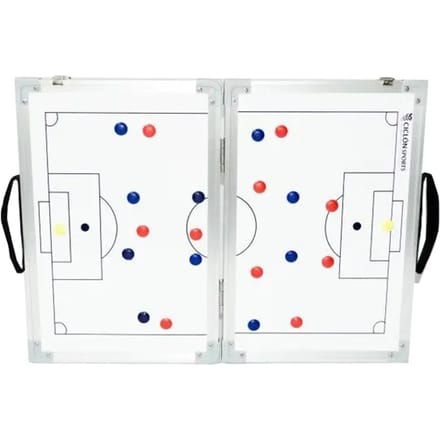 Opvouwbaar coachbord - Inklapbaar Tactiekbord - Medium (45x60cm) - Gratis draagtas!
