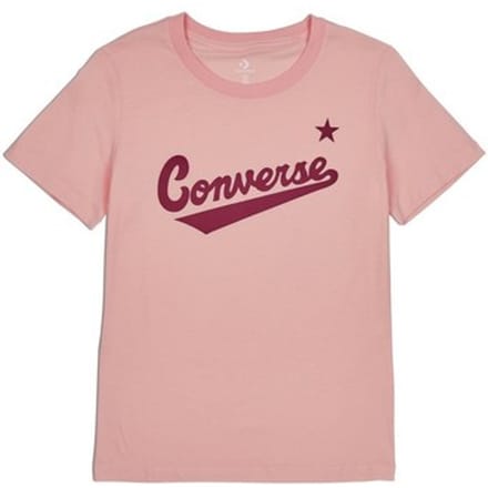 T-shirt Korte Mouw Converse Scripted Wordmark Tee