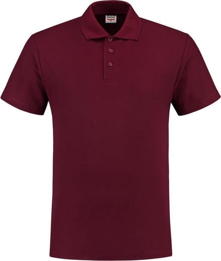 Tricorp poloshirt - Casual - 201003 - wijnrood - maat M