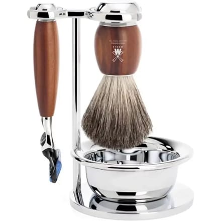 Kit de rasage Mühle Vivo Fusion Pur Prunier (x4)