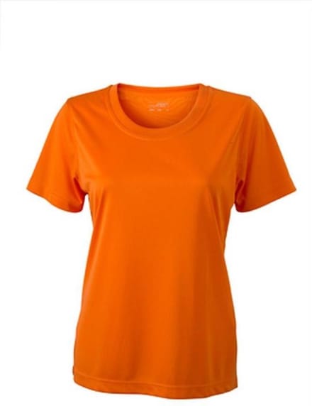 James and Nicholson Vrouwen/dames Actieve Tee (Oranje)