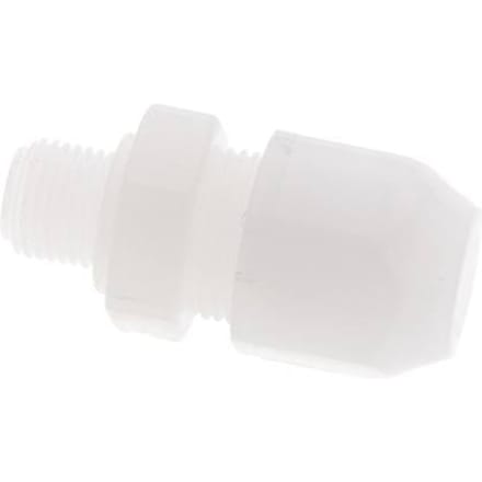 6x8mm & G1/8'' PVDF rechte slangkoppeling met buitendraad 10bar/145psi