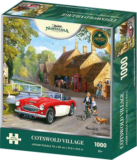 Cotswold Village Puzzel 1000 Stukjes