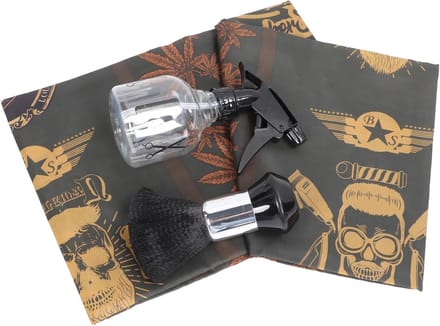 Haarknipset - Thuiskapsel Kit - Thuis Knippen - Compleet met sproeier - 20 x 17 x 7 cm - Transparant