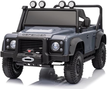 Land Rover Defender 110 SVX Oldtimer 12V kinderauto Grijs