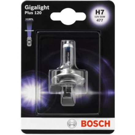 Lamp Halogeen BOSCH H7 Gigalight Plus 120% 12V, 55W
