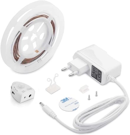 Dimbaar LED Bedlamp met Bewegingssensor - Warm Wit Nachtlamp voor Onder het Bed