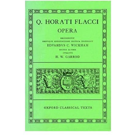 Horace Opera - H. W. Garrod