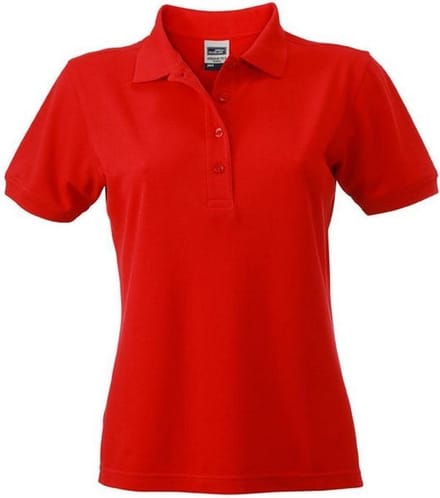 James and Nicholson Dames/dames Werkkleding Poloshirt (Rood)