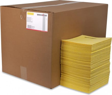 Reinigingsdoek 135gr/m2 non-woven geel 400/ds – 2035031