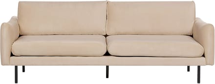 VINTERBRO - Driezitsbank - Beige - Fluweel