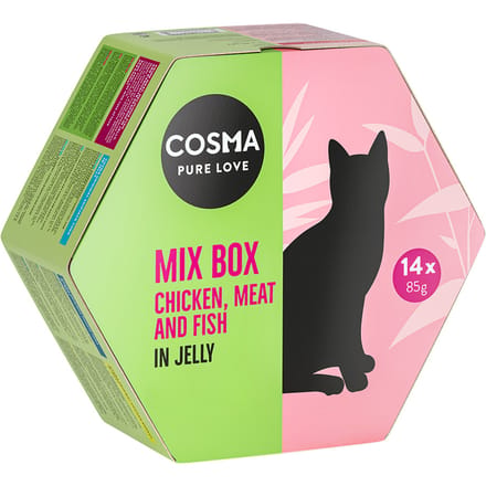14x85g Mix Box Cosma Kattenvoer