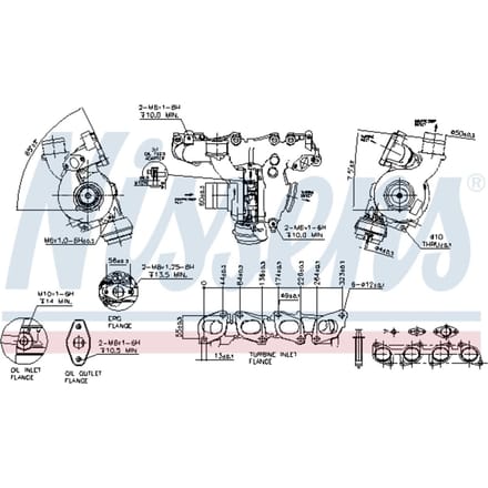 Supercharger, drukvulling NISSENS 93131