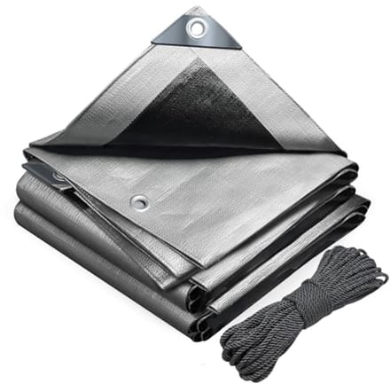 Omgoods - Waterdichte Polyethyleen Zeil 3x4m met Aluminium Oogjes