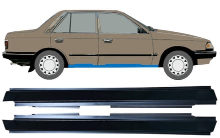 Volledige dorpel voor Mazda 323 BF 1985-1989 / Links / Rechts / Links + Rechts