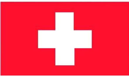 Nautische vlag ZWITSERLAND 20 x 30cm