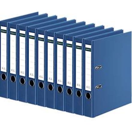 Schäfer Shop Select  ordner, A4, rugbreedte 50 mm, 10 stuks, blauw