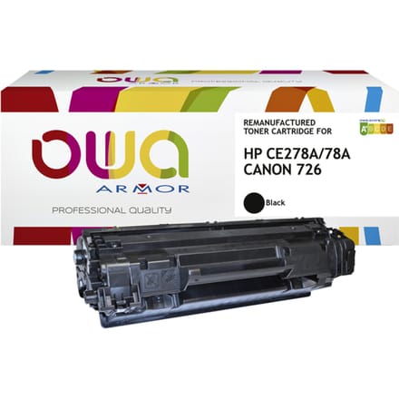 Tonercartridge OWA alternatief tbv HP CE278A zwart