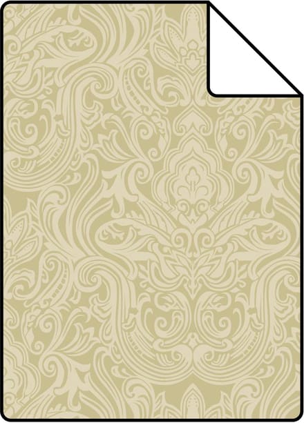 Proefstaal Origin Wallcoverings behang ornamenten glanzend goud - 26,5 x 21 cm - 346532-S