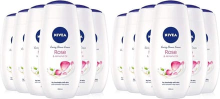 Nivea Douchegel Rose & Almond Oil - 12 x 250 ml