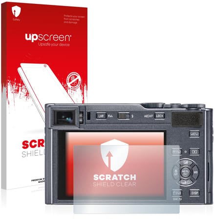 upscreen - Screenprotector voor Leica C-Lux - Folie Beschermfolie transparant