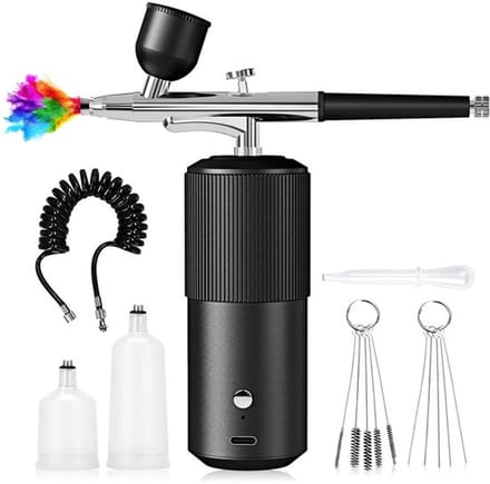 Allecto - Draadloze Airbrush Set - Usb Opladen - voor Make-up en
