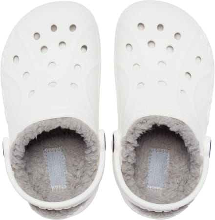 Crocs Baya Lined Clog Kids White/Light Grey Maat 30/31 US C13