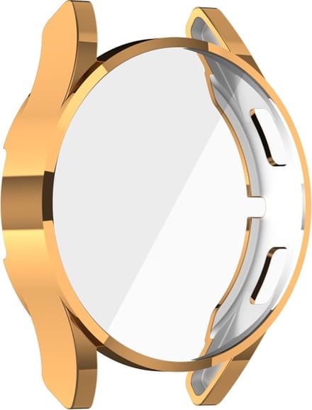 Screenprotector watch case - hoesje - geschikt voor Samsung Galaxy Watch 4 - 44 mm - rosegoud