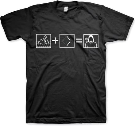 DC Comics Arrow Heren Tshirt -M- Arrow Riddle Zwart