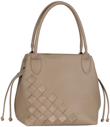 Gabor schoudertas shopper Granada Structure Zip Shopper Taupe