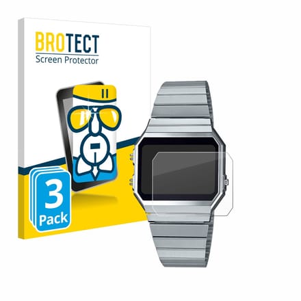 Screenprotector 3 Stuks voor Casio A700WE Beschermglas transparant