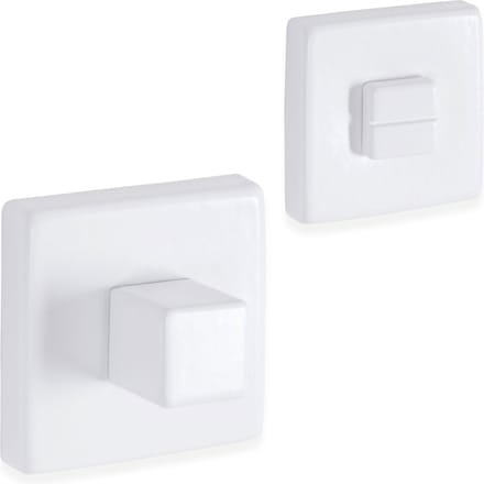 Eliot® WC / badkamer rozet - mat wit - incl. bevestigingsmateriaal