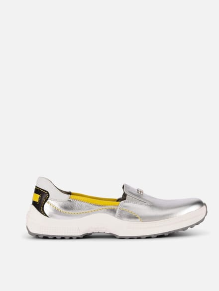ZOO Adventure - Kate - Dames - Mocassins – Zilver - Maat 41