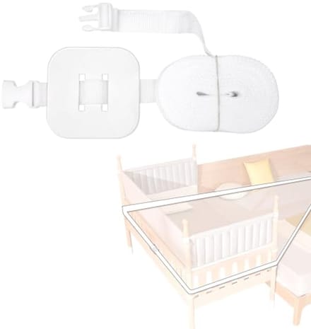Bevestigingsriem voor Kinderbed - Veilig en Duurzaam, 6 Meter Wit