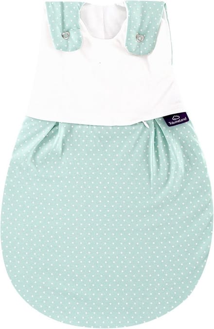 Baby Slaapzak Ideaal voor Buiten Mint Polka Dot Maat 50/56