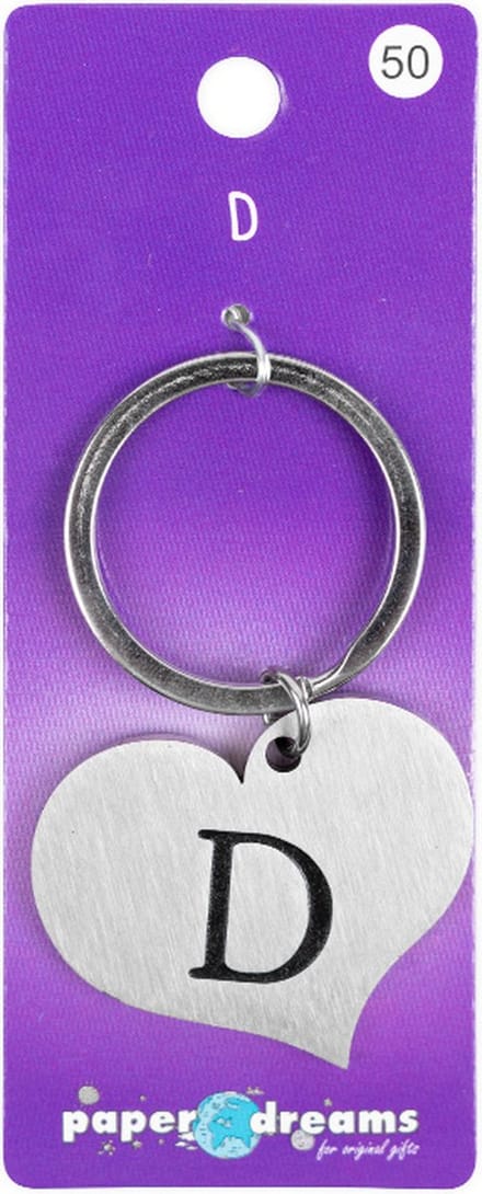 Hart sleutelhanger - D