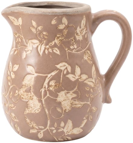 Clayre & Eef Decoratie Kan Bruin Keramiek