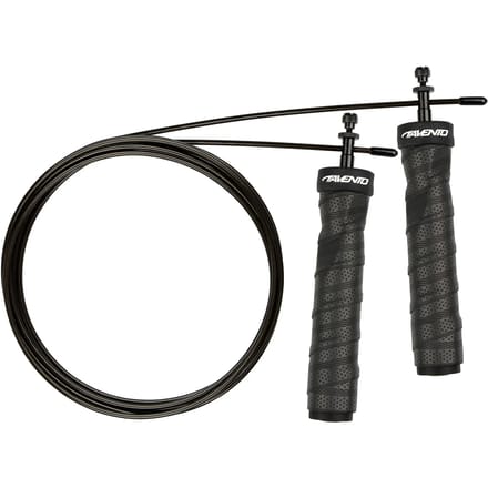 Avento Springtouwset - Heavy Duty - Verzwaard & Verstelbaar in gewicht - Zwart