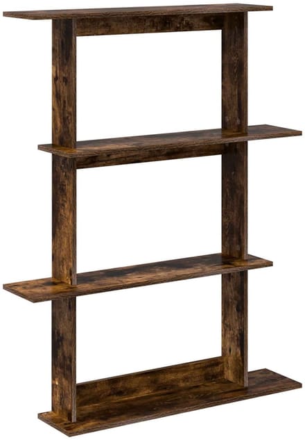 vidaXL - Wandplank - Gerookt - eiken - 100 - x - 20 - x - 126 - cm