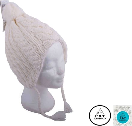 P&T Muts met Pompon - Ecru - 55-57
