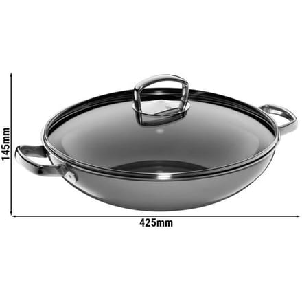 WMF Fusiontec Mineral - WOK - Ø 360mm - 7 liter - Platina