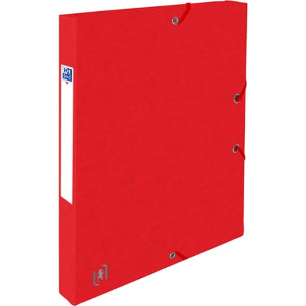 Elastobox Oxford Top File+ A4 25mm rood