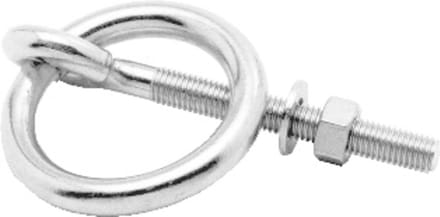 Seilflechter - Oogbout Met Ring - RVS A2 - Maat: M6 x 60