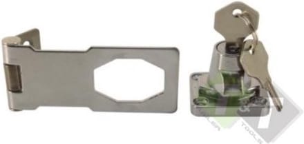 Overslag met slot, Sloten, Overslag 75 mm, Benson