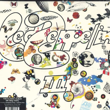 LP Plaat LED ZEPPELIN - Led Zeppelin III (-180g) 8122796576 Atlantic 2014 Europa Rock black