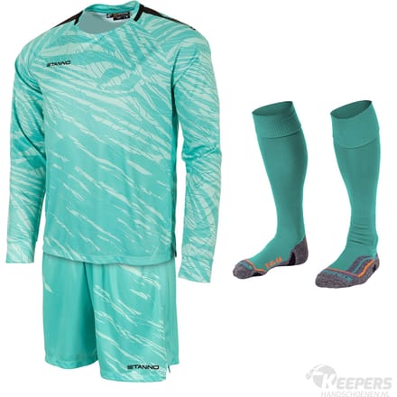 Stanno Trick Keeperstenue Mint - Keepershandschoenen - Maat 152