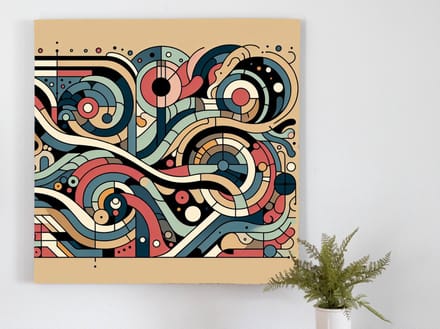 Kunstprint | Wanddecoratie | Canvas | 30 × 30 cm