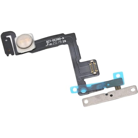 Aan/uit-knop Flexkabel Vervanging Metaal ABS Telefoon Flexkabels voor Repareren Beschadigd Niet-functioneel gray