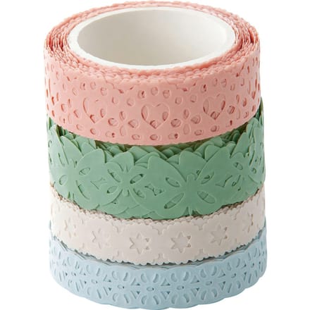 Washi tape Folia kant pastel