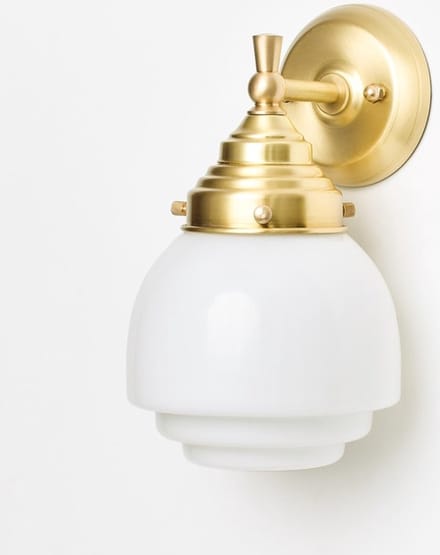 Wandlamp Gispen Vlak Royal Messing - Art Deco Trade